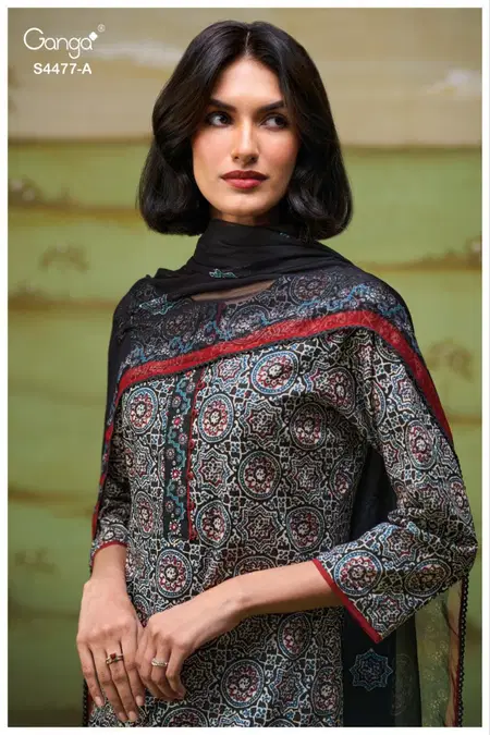 Ishreen 4477 By Ganga Cotton Printed Online Designer Salwar Suits Wholesale